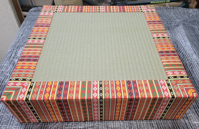 繧繝５号の四方縁の厚畳略式と本式の混合仕様