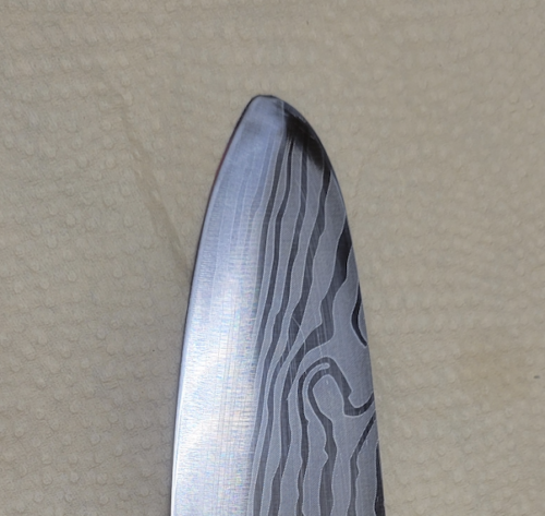 包丁の先端直し後