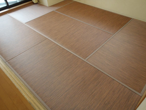 草快マーブルウッディー色に同系色の畳縁