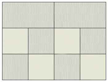 六畳間に半畳と1畳サイズの縁無し