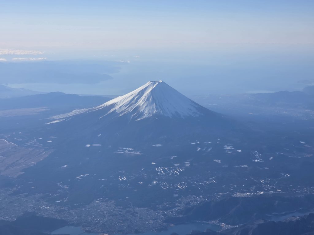 富士山上空