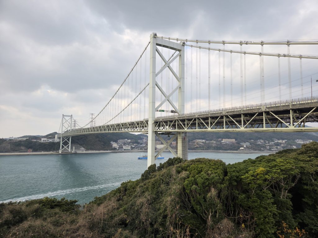 福岡県めかりPAより山口県の景色