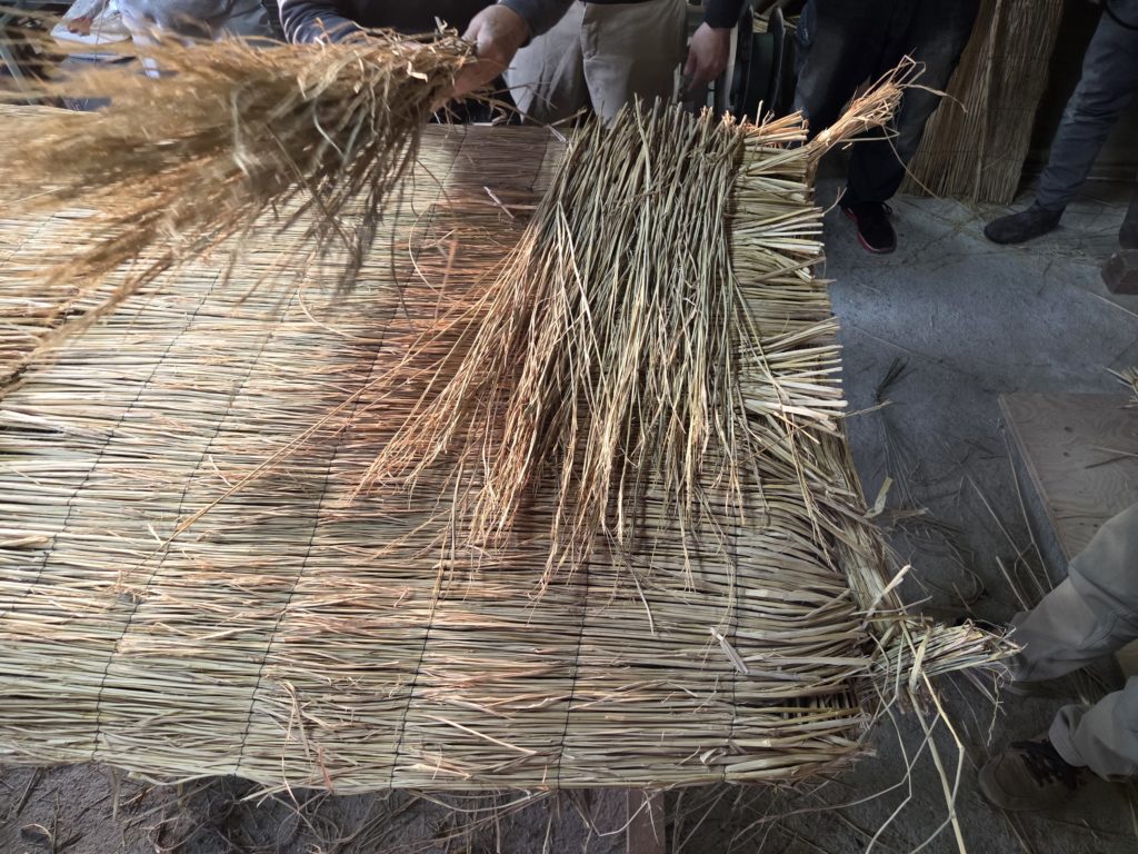 手床の仕掛け中