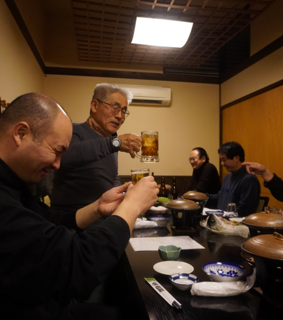 懇親会での荒川有三さんの乾杯の挨拶