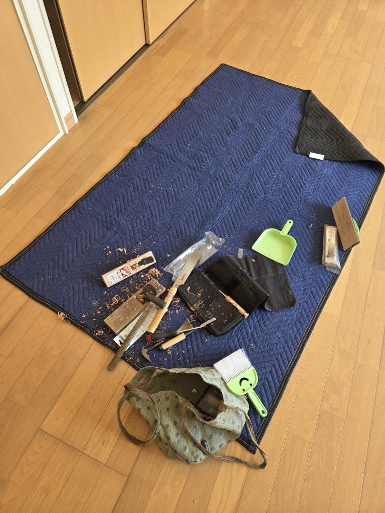 建具削って調整